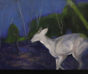 Camera #2, 8 x 10 inches, oil on panel (2024)